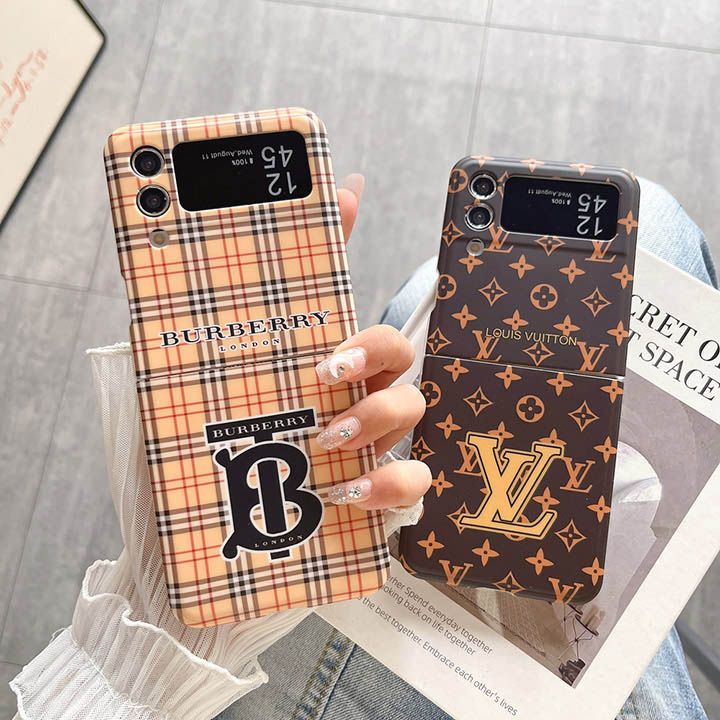 galaxy ZFold2 バーバリーburberry カバー ポリカーボネート