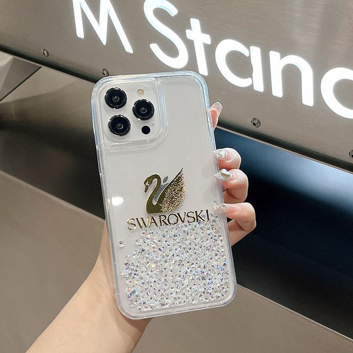 安い アイフォン 14 plus カバー スワロフスキー swarovski