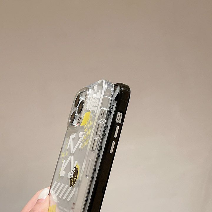 ハイブランド off white風 アイフォーン 15プロ 携帯ケース