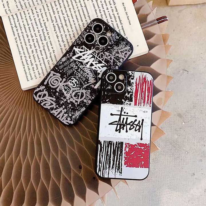 落書き stussy ステューシー アイフォーン 15pro スマホケース