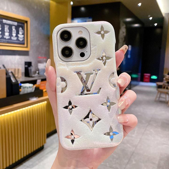 iphone 15plus スマホケースvuitton ミラー 付き