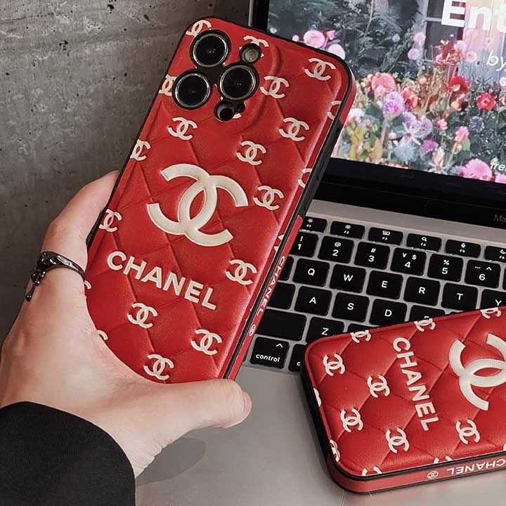 アイフォーン 15pro ケースシャネル chanel レッド