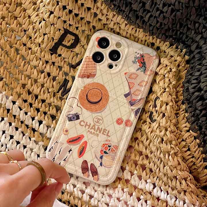 アイフォーン 14 chanel シャネル スマホケース 花