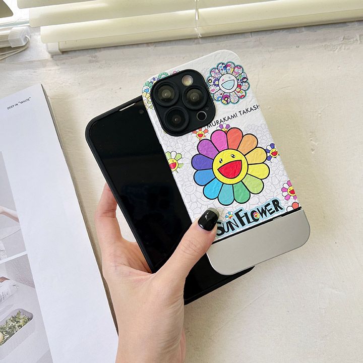 iphone 15 プラス カイカイキキ murakami sunflower 携帯ケース 薄型
