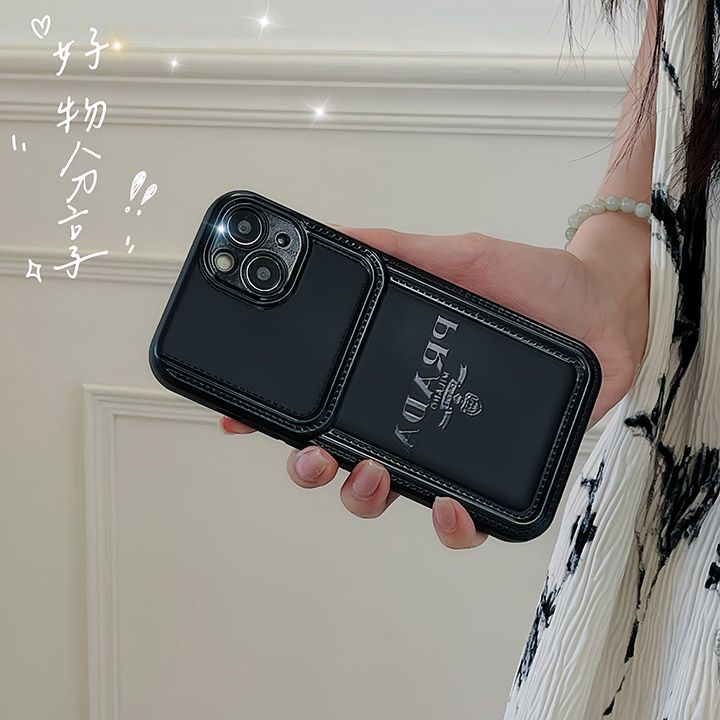 プラダ iphone 15pro maxスマホケース ブラック