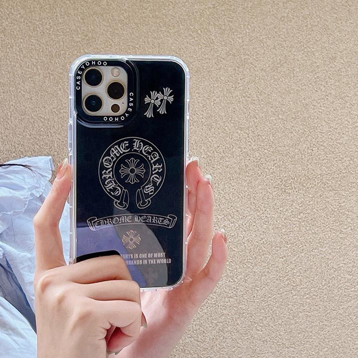 ブランドロゴ アイホン 15pro max 携帯ケース chrome hearts