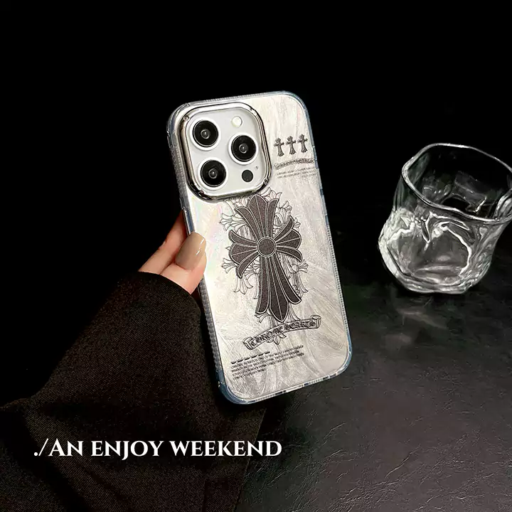 アイホン 15 chrome hearts スマホケース オシャレ