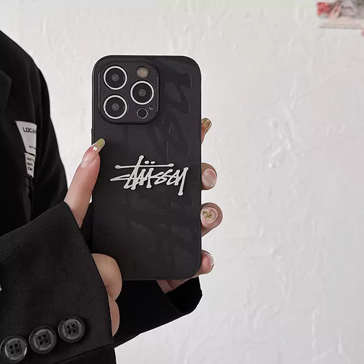 iphone 15 スマホケースstussy風