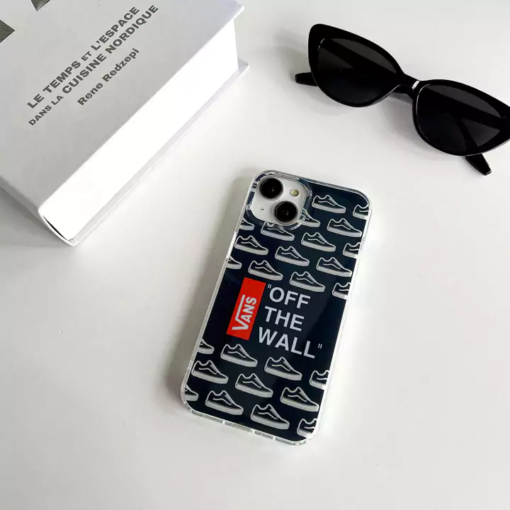 男性愛用 vans風 スマホケース