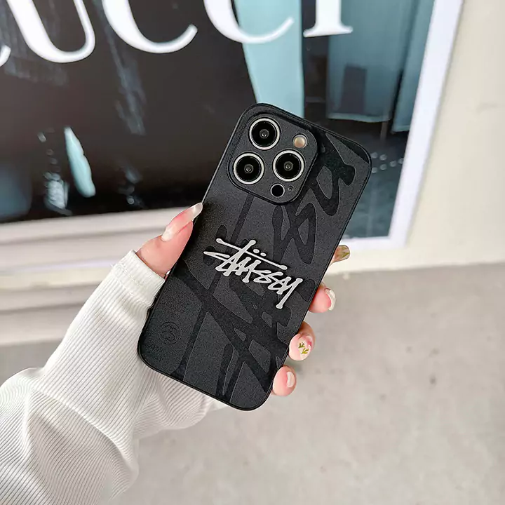 全機種対応 アイホン 14pro max カバー stussy風