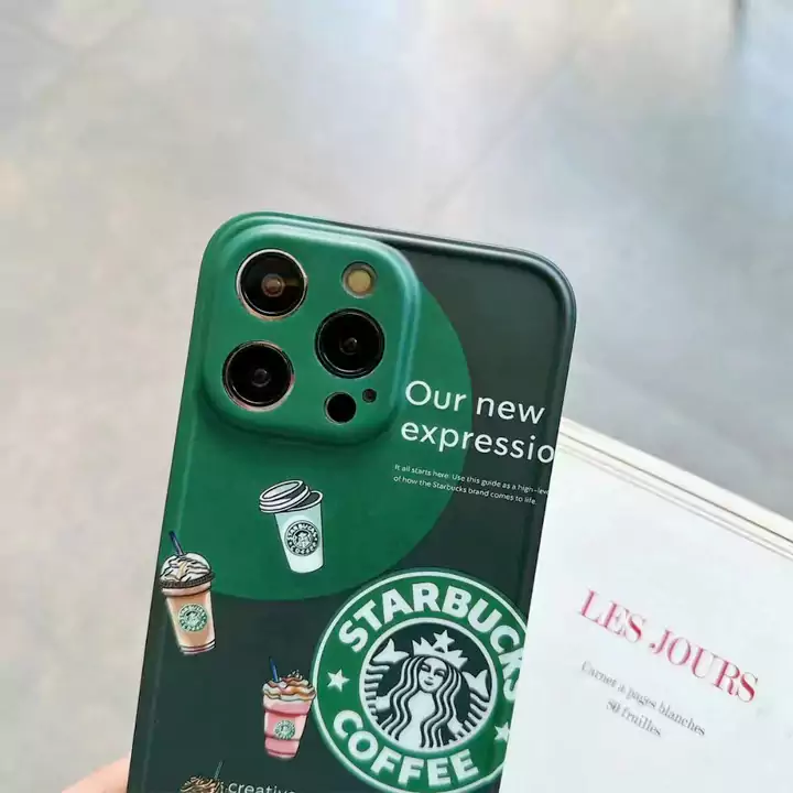 iphone 14pro max ケース ブランドロゴ starbucks スターバックス