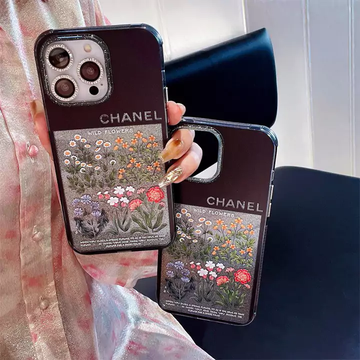 iphone 14 スマホケース 流行り chanel風