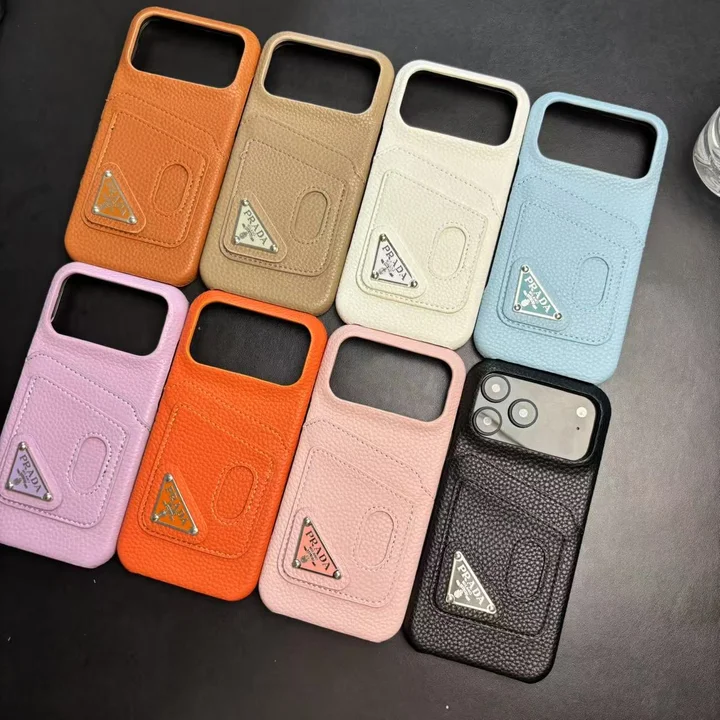 アイフォーン 16 カバープラダ レザー