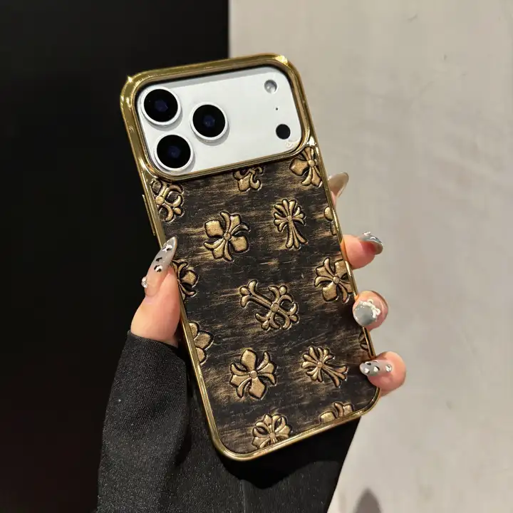 アイホン 16 pro max chrome hearts風 カバー 激安