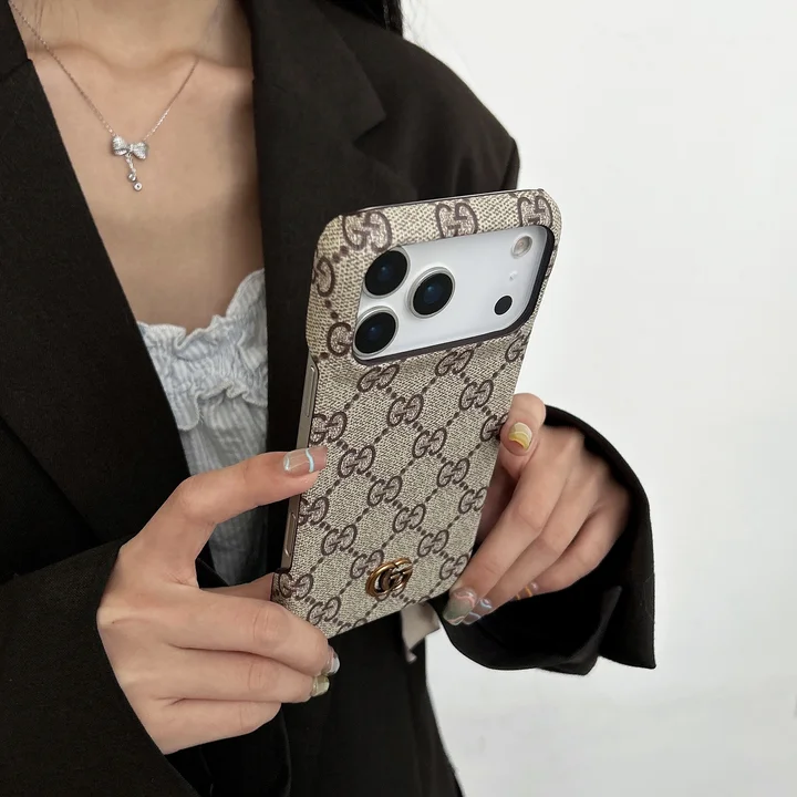 gucci風 ブランドロゴ アイフォーン 16 pro カバー