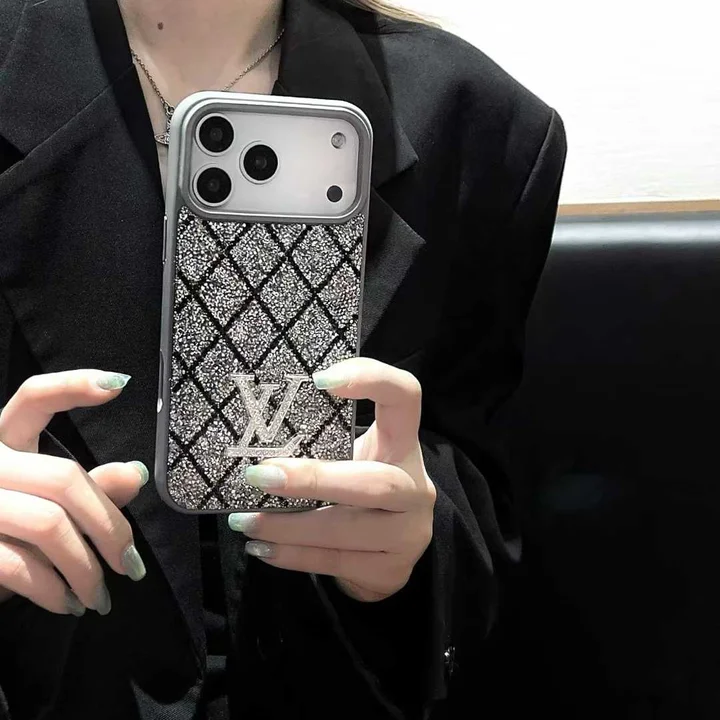 vuitton アイフォーン 16plusスマホケース ラインストーン付き