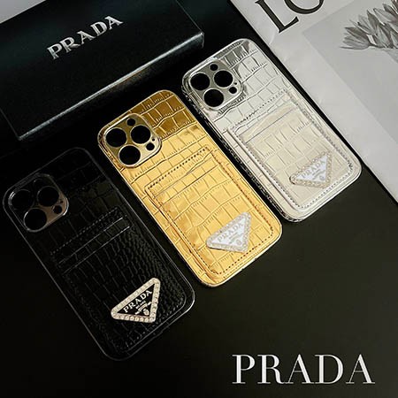 prada レザー アイフォーン 15 携帯ケース