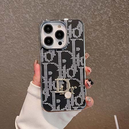 dior 皮製 アイフォン 15 スマホケース