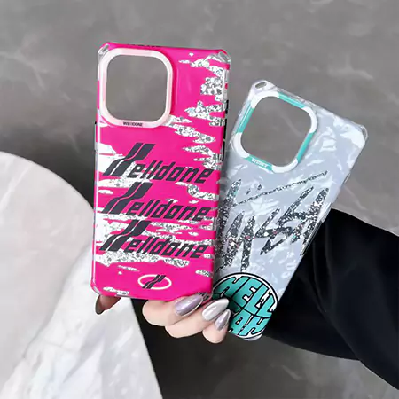 iphone 16 ケースstussy風