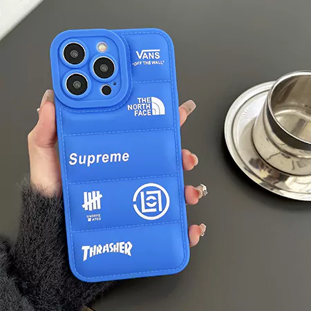 iphone 16 スマホケース シリコン supreme風