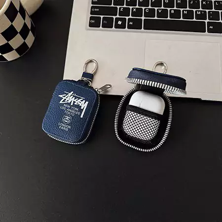 airpods 携帯ケースstussy 熱可塑性ポリウレタン